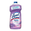 Lysol® Clean and Fresh Multi-Surface Cleaner, Lavender and Orchid Essence, 28oz Bottle, 6/Case