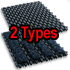 Cross-Brush Interlocking Floor Mat Entrance Tiles